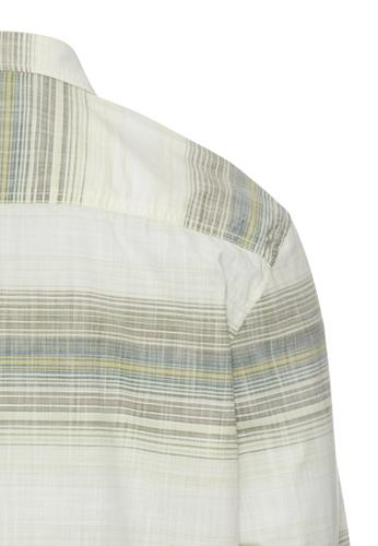 Gestreiftes Hemd aus reiner Baumwolle M Regular Fit - Sea Pine