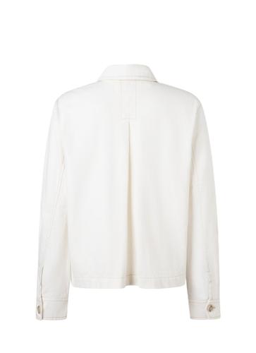Jacke Web Weiß
