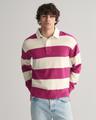 Heavy Rugger mit Blockstreifen XL - Beautyberry Purple