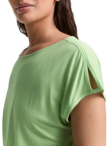 T-Shirt mit Cut-Outs XXL Regular Fit - Pistachio Green