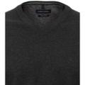 Pullover mit V-Ausschnitt uni 004430 3XL - Anthrazit