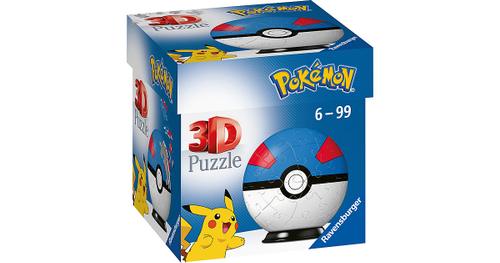 Puzzle 54 Teile- Pokémon Pokéballs - Superball