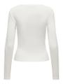 ONLRILEY O-NECK L/S TOP JRS NOOS Weiß L
