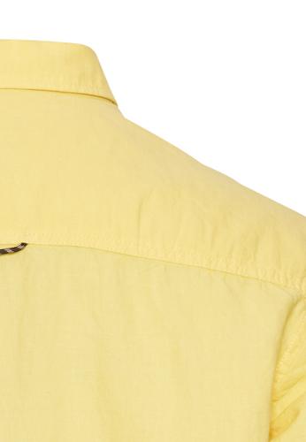 Kurzarmhemd aus einem Baumwoll-Leinenmix M Regular Fit - Dusty Citron