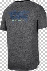 NIKE Herren T-Shirt Kurzarm "Rise 365 Future Fast" S in Grau