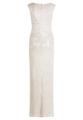 Abendkleid 40 Figurbetont - Cream/silver