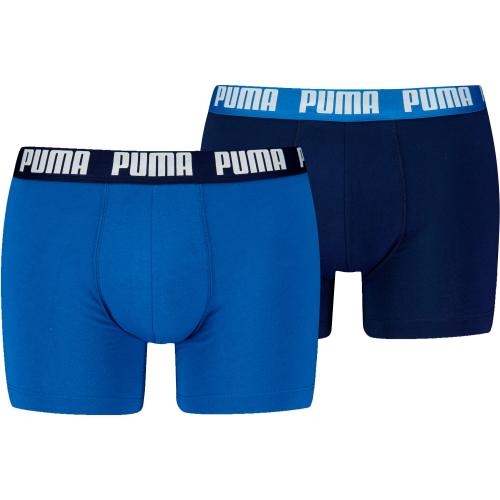 PUMA Herren Unterhose MEN EVERYDAY BASIC BOXER 2P S in Blau