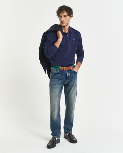 Shield Piqué Rugger S - Evening Blue