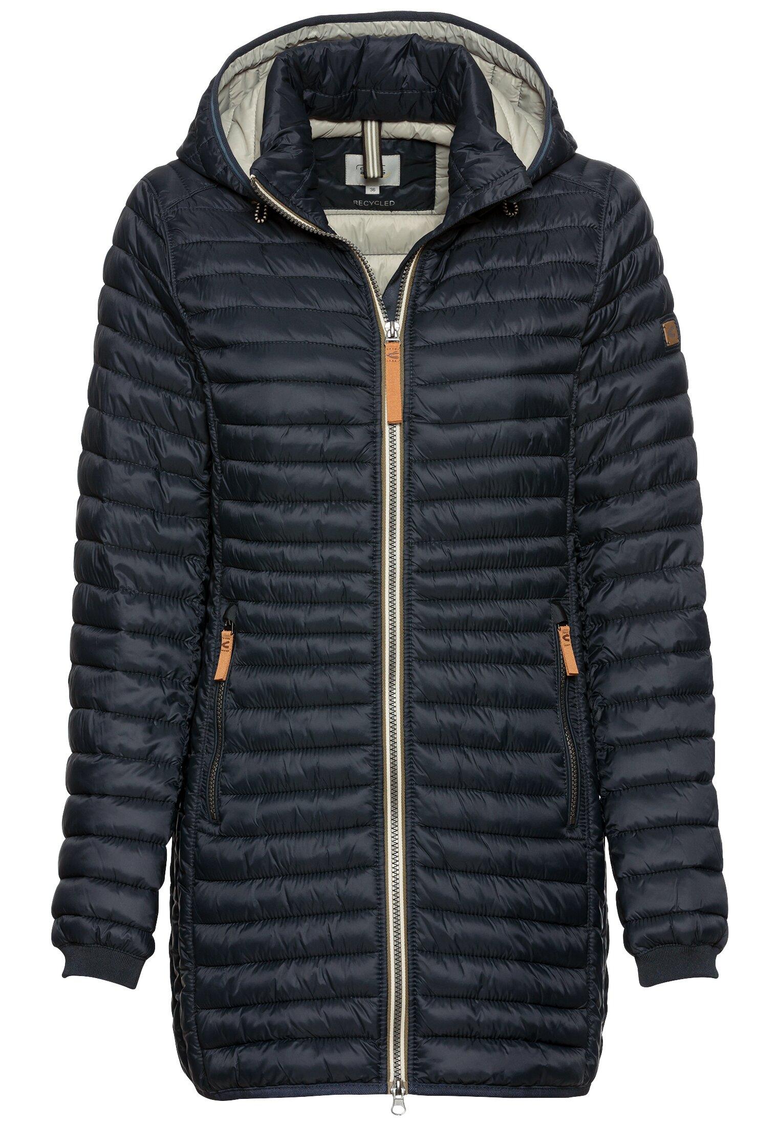 Steppjacke aus recyceltem Polyamid 46 Regular Fit - Navy