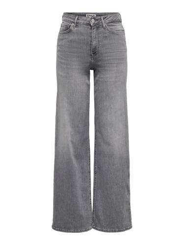 ONLMADISON BLUSH HW WID DNM REA0938 NOOS S/32 Weiter Beinschnitt - Light Grey Denim