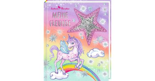 Buch - Freundebuch: Einhorn-Paradies Meine Freunde (mit Wendepailletten)