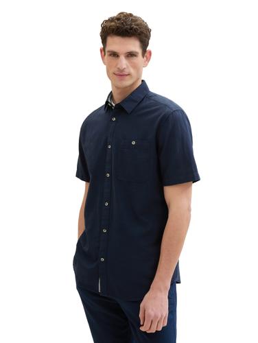 Kurzarmhemd mit Brusttasche XXXL Regular Fit - Sky Captain Blue