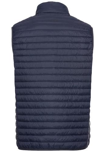 Steppweste aus recyceltem Polyamid Blau 50