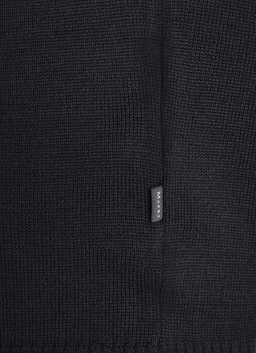 Pullover Rundhals 1/1 Arm Schwarz 58