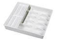 Besteckkasten mit Einsatz 38x42,5x7,5cm weiß