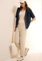 Kurzarm Sweatjacke M - Universal Blue