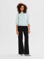 SLFTENNY 3/4 SWEAT TOP NOOS L Locker geschnitten - Cashmere Blue