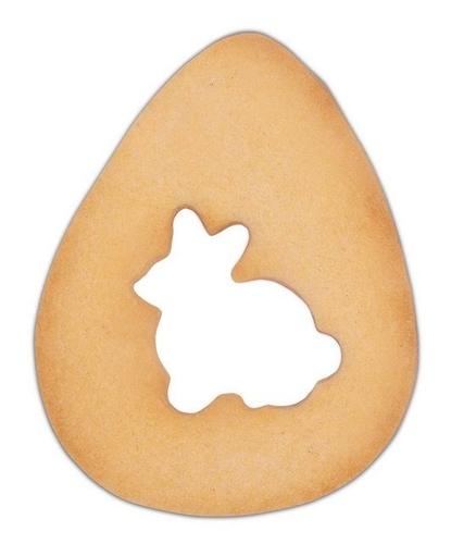STÄDTER STÄDTER Ausstechform Ei mit Hase »Ostern«