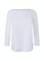 Longsleeve Rundhals 3/4 Arm Weiß