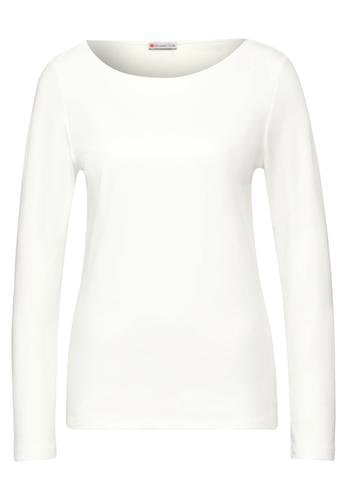 Shirt mit U-Boot-Ausschnitt 40 - Off White