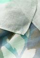 Gemusterter Schal aus einer Baumwollmischung OS - Night Blue