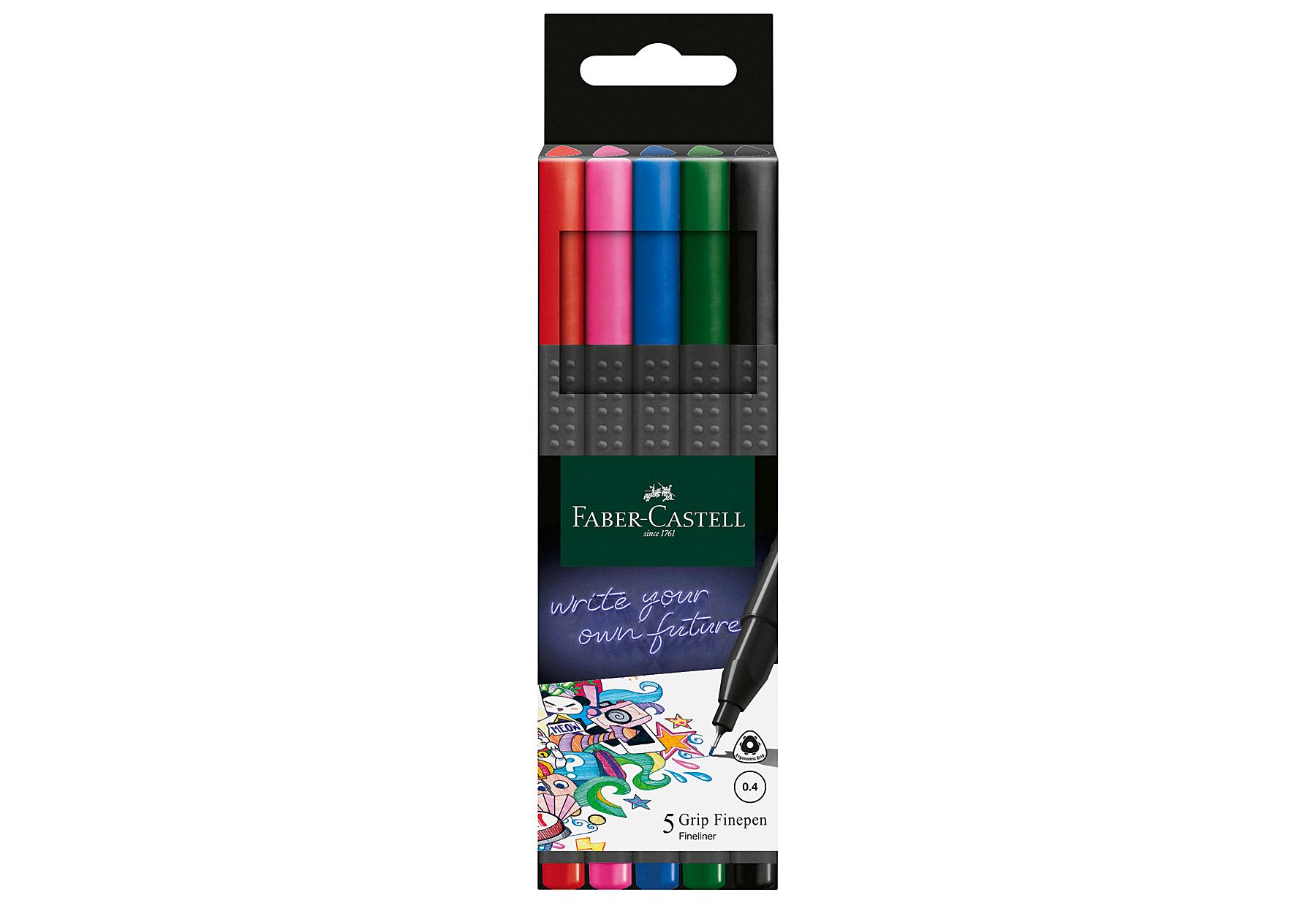Finepen Grip 0.4 5er Etui