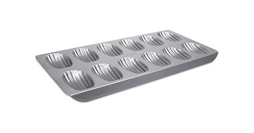 Backform "WE-LOVE-BAKING" Bärentatzen / Madeleines, ca. 40 x 20 cm silber