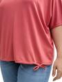 Plus Size - T-Shirt mit V-Ausschnitt 54 Regular Fit - Berry Red