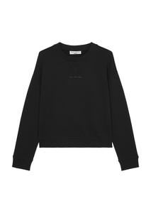 Sweatshirt relaxed XS - Black_multi_01