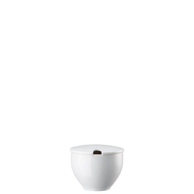 Rosenthal Zuckerdose »Junto Weiß Zuckerdose«, Porzellan, (2-tlg)