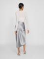 VIDINNE SILVER MIDI SKIRT #8 Silber 38