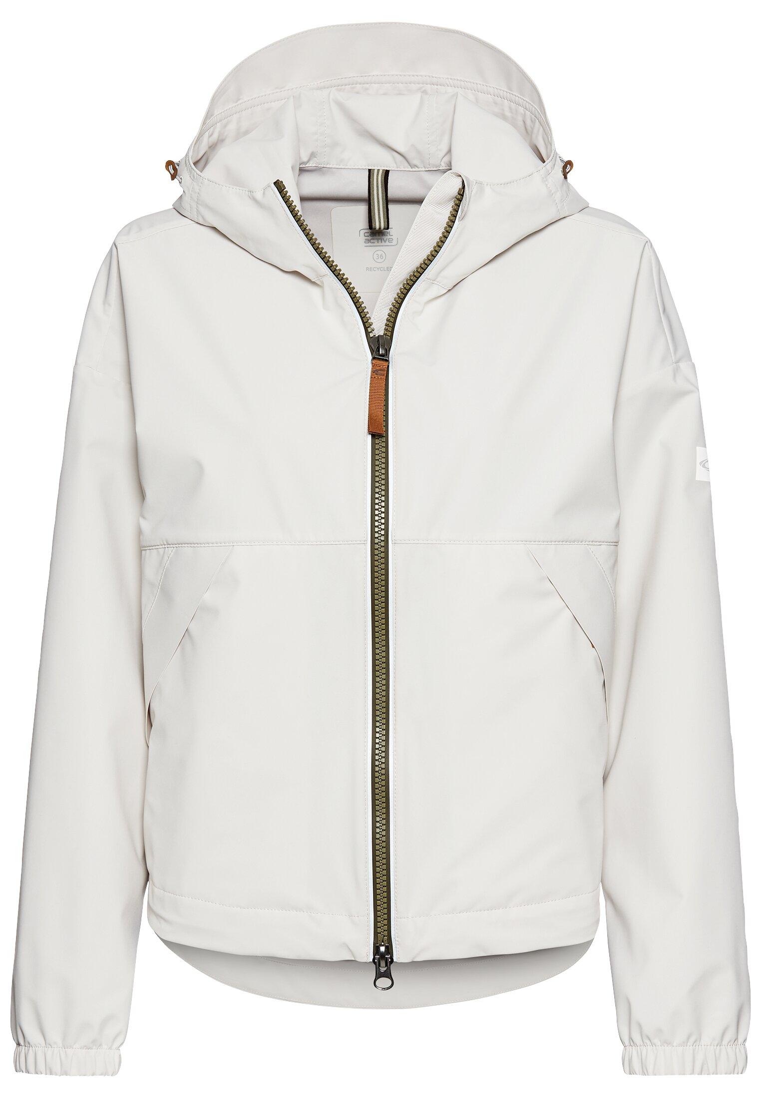 Windbreaker aus recyceltem Polyester 36 Regular Fit - Pearl