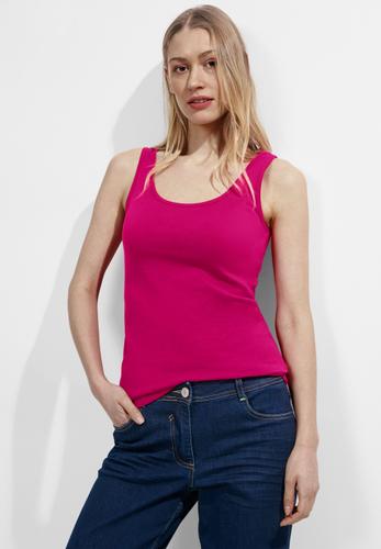 Basic Top in Unifarbe L - Pink Sorbet