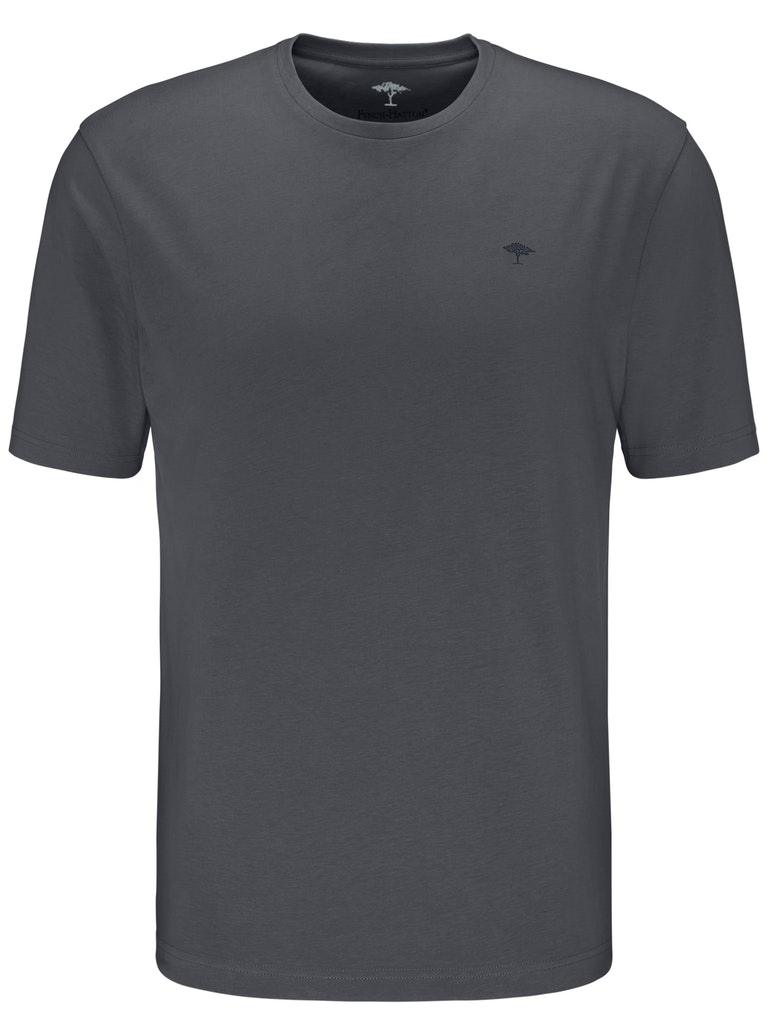 T-Shirt, O-Neck Grau S