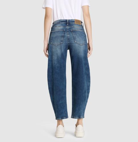 MAC JEANS - DANNI, Light authentic denim 32/OL Barrel Fit - Blau