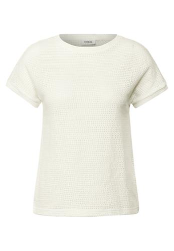 Struktur-T-Shirt M - Vanilla White