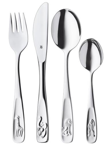 Kinderbesteck-Set Tiere, 4-teilig