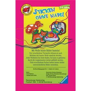 Ravensburger Spiel - Mitbringspiel Sticken ohne Nadel