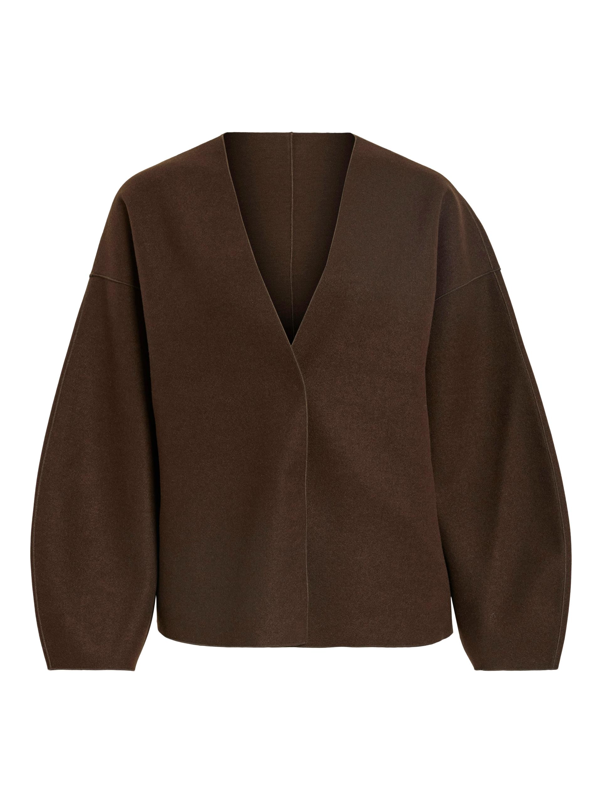 VIJUICE LOOSE L/S JACKET - NOOS 38 - Coffee Bean