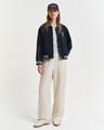 Relaxed Fit Leinenmix Pull-On Hose 38 - Putty
