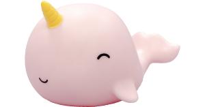 Nachtlicht lumilu Sea Life, narwhal rosa