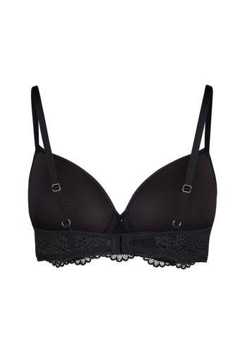 Skiny Damen Spacer BH Micrornaments 75 C - Black