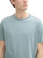 Basic T-Shirt aus Baumwolle XXL Regular Fit - Grey Mint