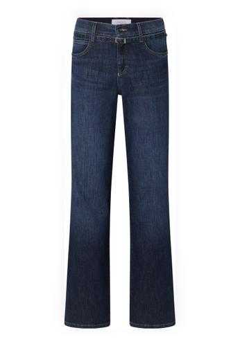 LIZ BELT 42/28 WIDE LEG - Dark Indigo Used