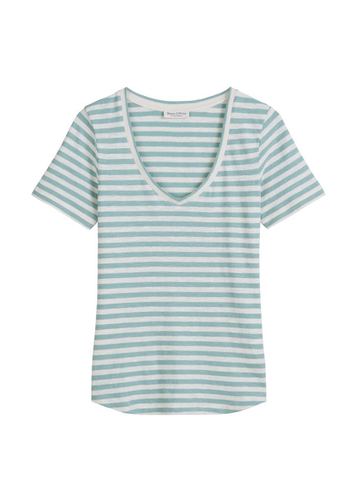 Ringel-T-Shirt regular XL - Multi/ Pure Teal