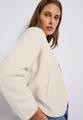 Teddy-Jacke mit Knopfleiste 38 - Tusk Cream