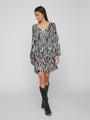 VIFINI L/S SHORT DRESS - NOOS 34 Normal geschnitten - Black