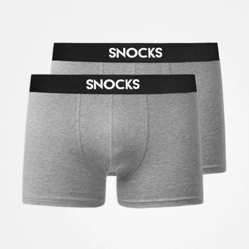 Boxershorts mit Logo Grau M
