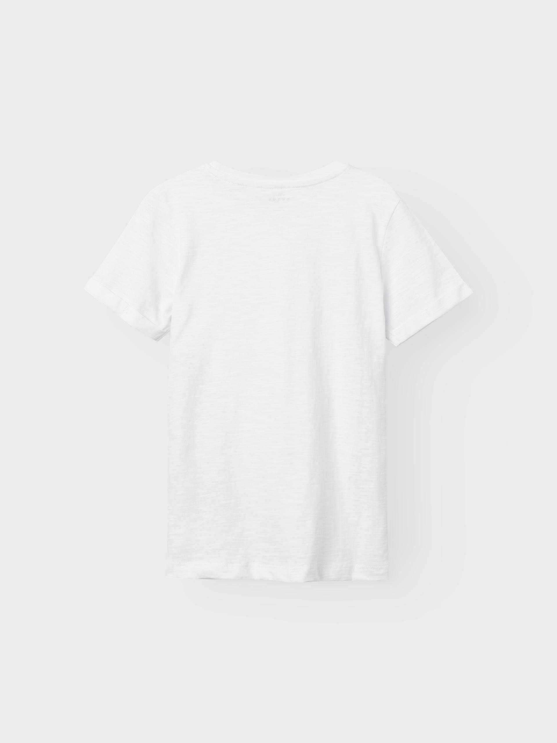 NKMVINCENT SS TOP F NOOS 104 Normal geschnitten - Bright White