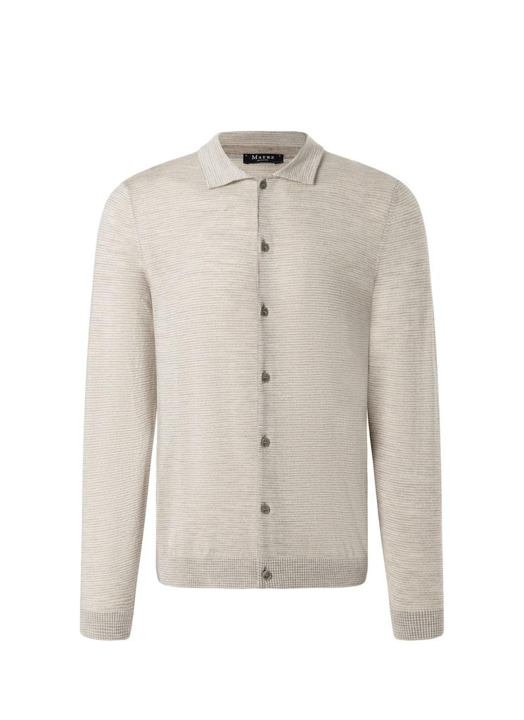 Strick Cardigan 1/1 Arm Beige